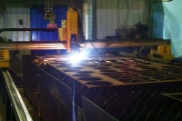 Портальная установка плазменной резки длиной 6 м